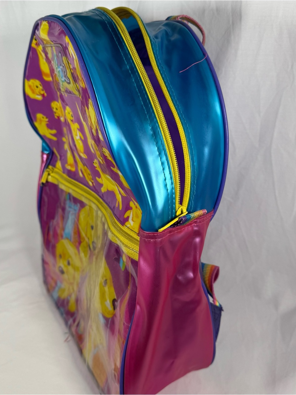 Vintage Lisa Frank Backpack Golden Retriever 90's Y2K DAMAGED Read - Picture 12 of 16